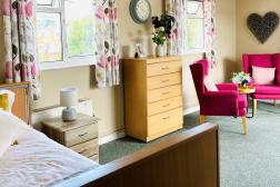 Lounge area in bedroom