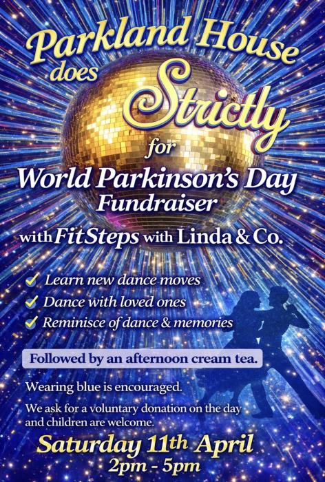 Parkland House does Strictly for Parkinson's Day