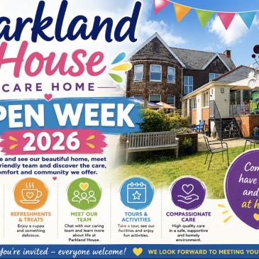 Care Home Open Week Poster