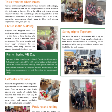 News from Parkland House